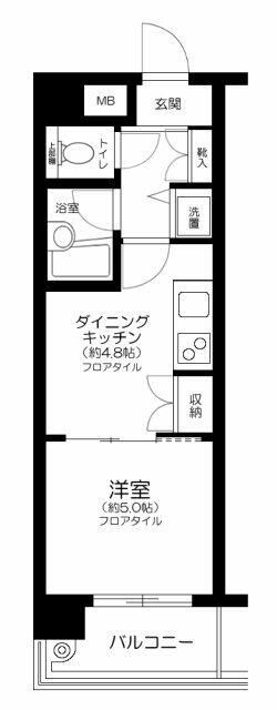 シティスクエア恵比寿の間取り