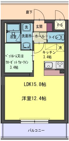 コルトーナ壱番館の間取り