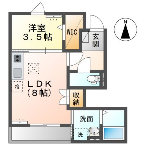 【間取り】 | グレイス旭日