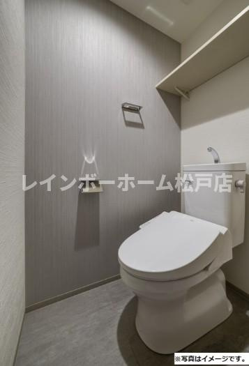 カンパネラ流山仲介手数料（賃料の1.10ヵ月）の50％OFF対象物件！のトイレ|清潔感のあるトイレです