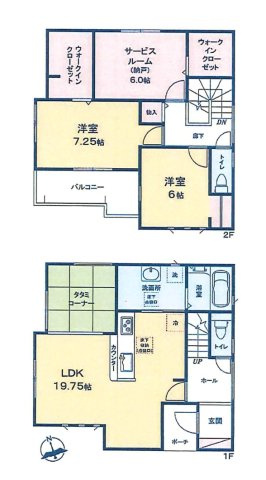 【間取り】 | 和光市下新倉4丁目　新築分譲住宅　全4棟（成増店） | ※図面と現況が異なる場合は現況優先となります。
