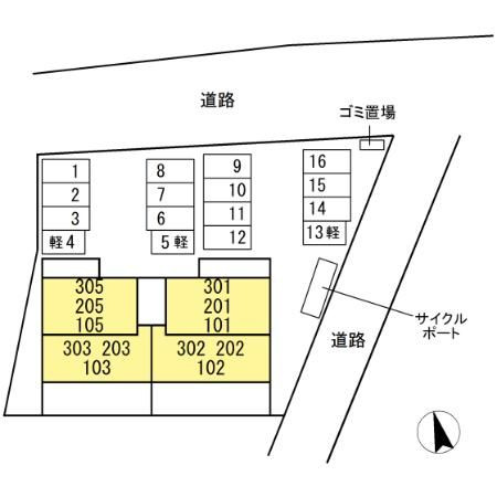 KURASU+の区画図