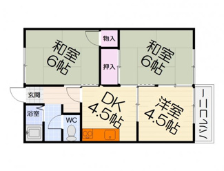 【間取り】 | グリーンハイツ