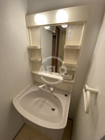 マインズ・コム南森町の洗面所|フジテラス南森町(旧:コーナーワン)　独立洗面化粧台
