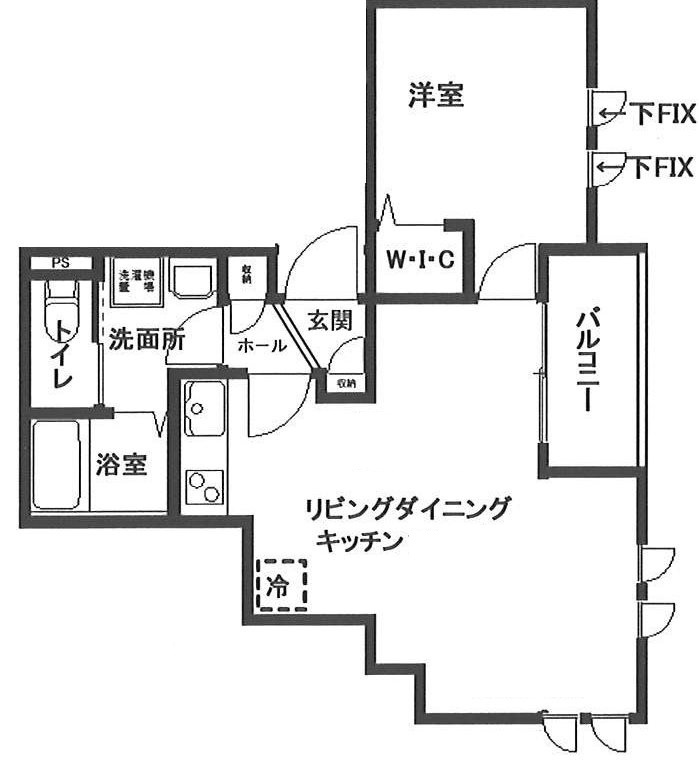 メゾンド・グローリー の間取り|間取りです。