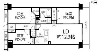 アールヴェール亀戸の間取り