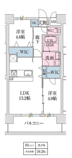 【間取り】 | スプランディッド難波VII