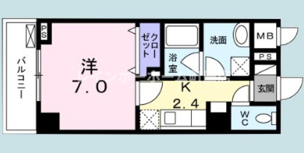 ＮＡＫＡＭＵＲＡ　ＢＬＤ．※初期費用分割あと払いサービス利用可能物件の間取り