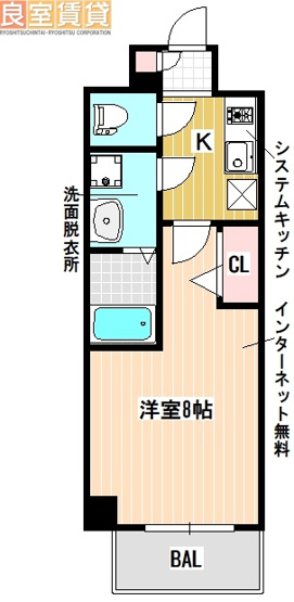 【間取り】 | エスリード上前津エアスタ