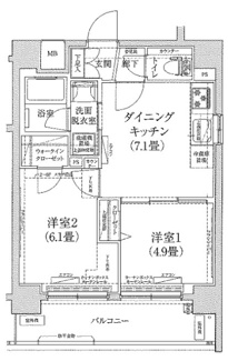 【間取り】 | ルフレグランデ押上