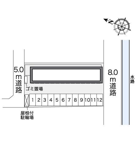 広島市佐伯区三筋３丁目の賃貸マンションの区画図|画像4