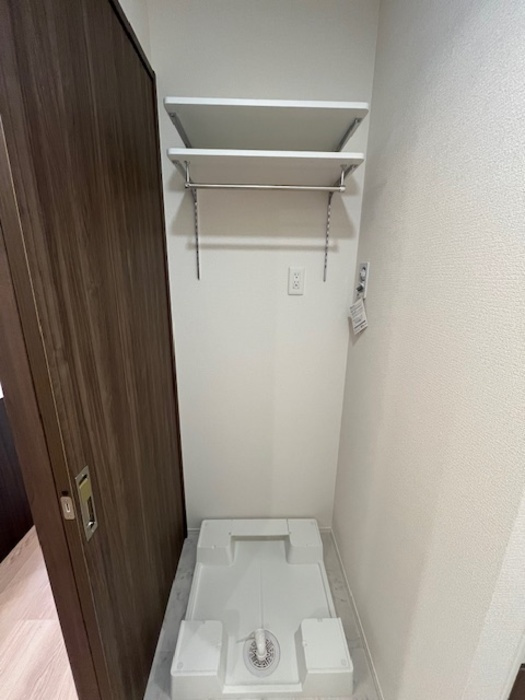 リベルタ三篠の玄関|室内洗濯機置場