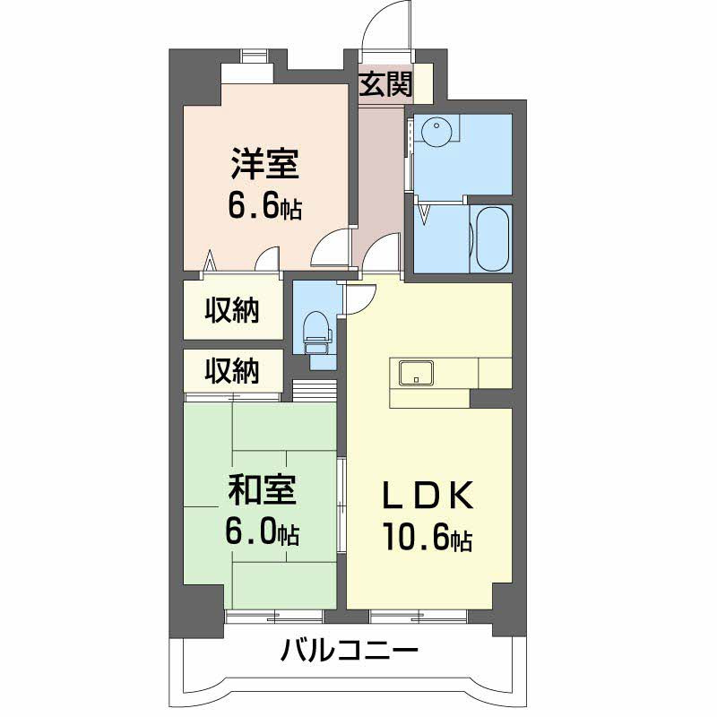 メゾン観音EXの間取り