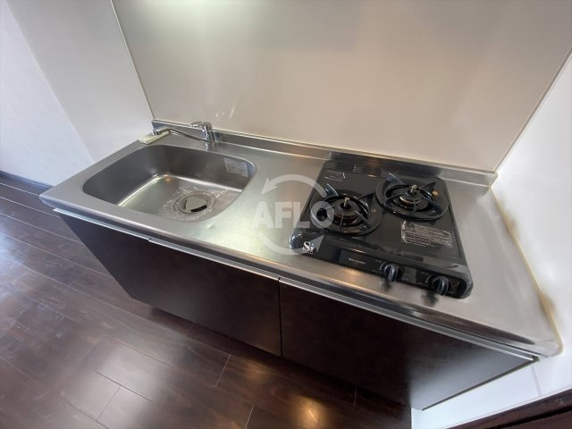 S-RESIDENCE淀屋橋のキッチン|S-RESIDENCE淀屋橋　2口ガスシステムキッチン