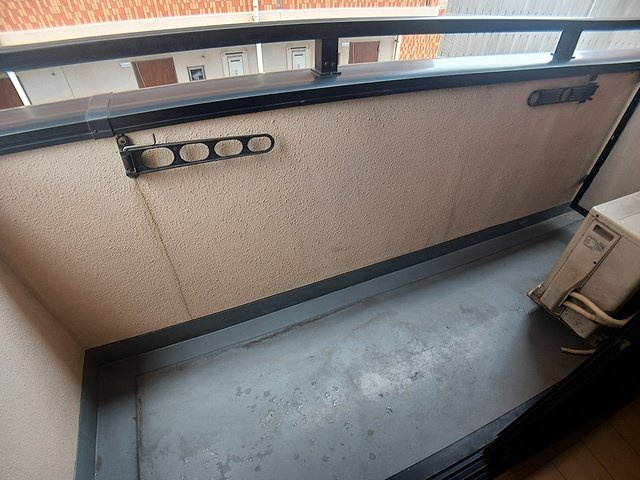 ソレーユ戸畑のバルコニー