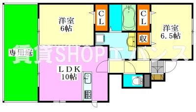 【間取り】 | キャトルセゾン伊藤Ⅱ