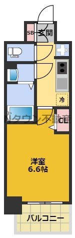 【間取り】 | メイクス名駅南Ⅱ | 間取りです。