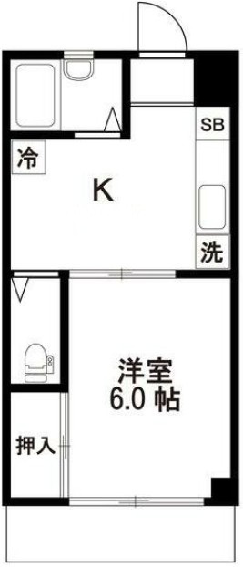 チクマコーポの間取り|間取りです。