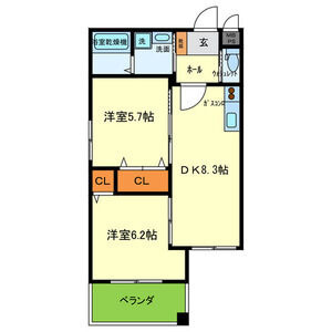 ドルチェヴィータ新神戸の間取り