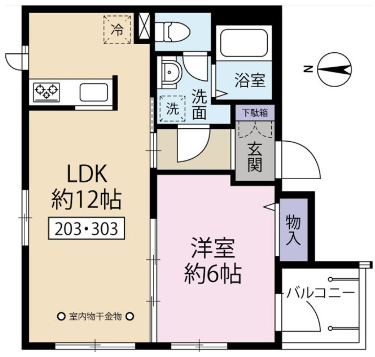 アプリ田端の間取り