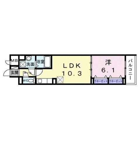 【間取り】 | 東釘貫丁３丁目アパート