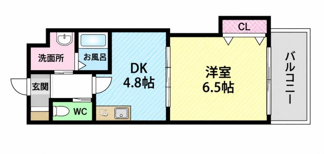 【間取り】 | Ｗ．Ｏ．Ｂ．ＳＡＫＡＩ | https://os.kensakun.net/27/madori/OS5149785.gif