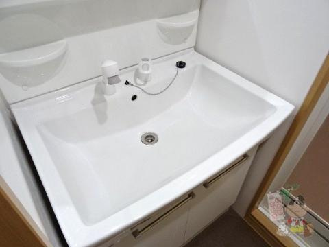 カーサ・フォレスタの洗面所|洗髪洗面化粧台
