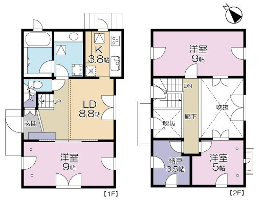 練馬区羽沢2丁目戸建ての間取り