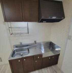 芦屋市浜町の賃貸マンションのキッチン