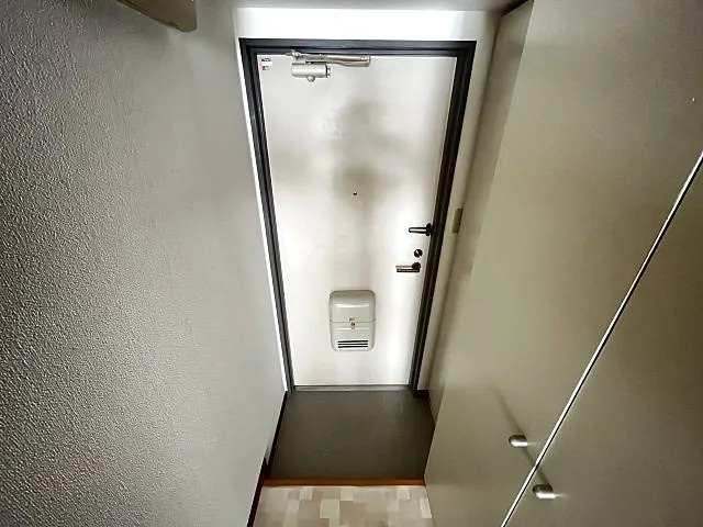 ハイネス生田の玄関