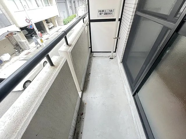 ハイネス生田のバルコニー
