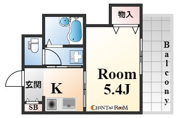 ヴィラ芦屋川の間取り