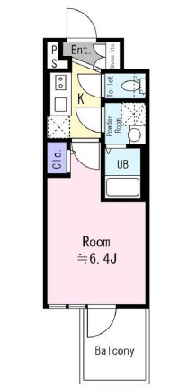 神戸市中央区中山手通２丁目の賃貸マンションの間取り
