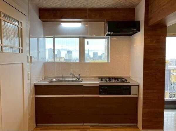 神戸市中央区山本通３丁目の賃貸マンションのキッチン