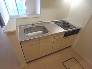 神戸市東灘区岡本２丁目の賃貸マンションのキッチン