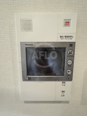 プレサンスロジェ天王寺真田山公園のセキュリティ|プレサンスロジェ天王寺真田山公園　モニター付きインターホン