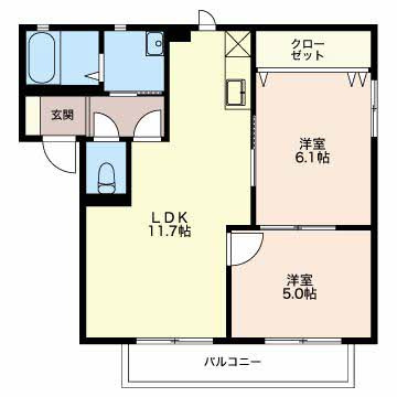 ザリーヤの間取り