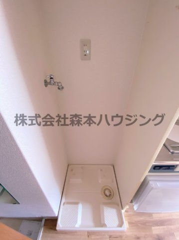 【設備】 | 　メリックビル | 室内洗濯機置き場です