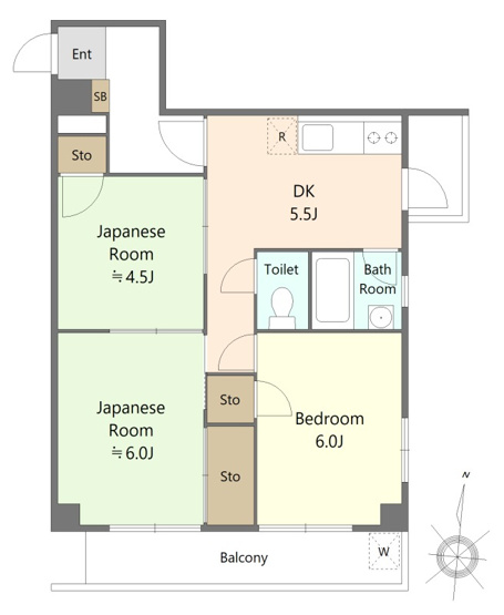 【間取り】 | シュロス錦糸町
