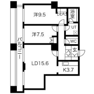グランパークハイツ の間取り