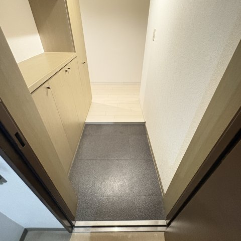 ハイライフ室蘭の玄関