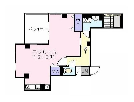 山の手六番館の間取り|間取りです。