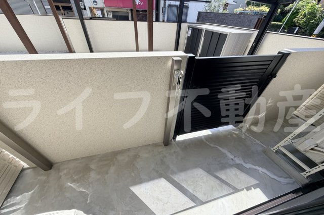 ウエスタンハイツ18のバルコニー