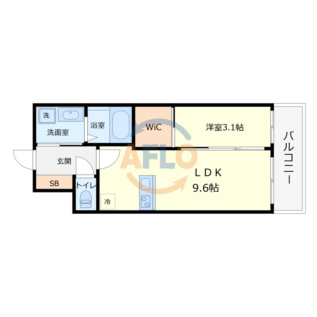 セレニテ東梅田アリエの間取り