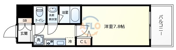 Alivis浪速東SoL TERRACEの間取り|Alivis浪速東SoL TERRACE　間取り