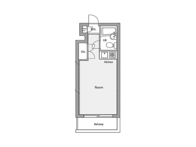 【間取り】 | メゾン元横山（メゾン・ド・ノア元横山） | ワンルームタイプの1Rの中古マンション。居室とキッチンがひとつながりで、単身の方やセカンドハウスに向くコンパクトな住まいです。木のぬくもりを感じる空間で、帰宅するたびにほっとくつろげます。