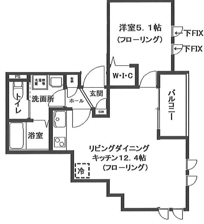 メゾンド・グローリーの間取り|間取りです。