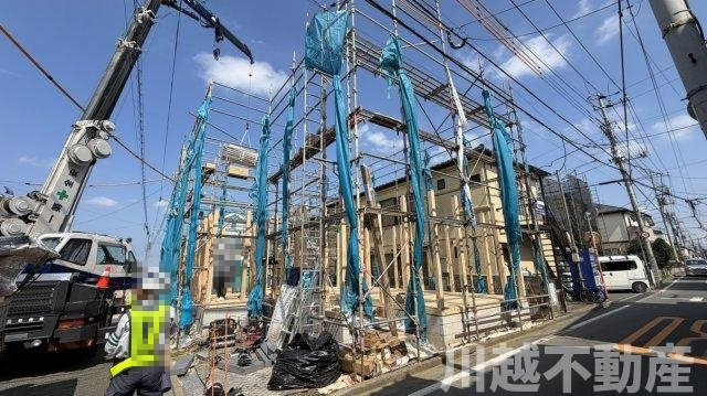 「イオンタウンふじみ野」まで徒歩10分の外観|建築中(2026年9月25日撮影)