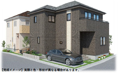 「イオンタウンふじみ野」まで徒歩10分の外観パース|外観パースです