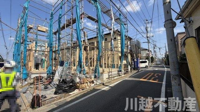 「イオンタウンふじみ野」まで徒歩10分の前面道路含む現地写真|前面道路含む現地写真です
